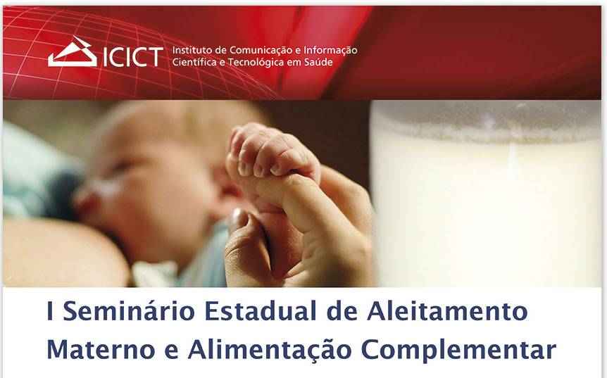 Icict sedia seminário estadual sobre aleitamento materno e alimentação complementar